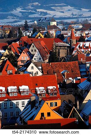View of Rothenburg ob der Tauber View Large Photo Image Stock Image - View of Rothenburg ob der Tauber. Fotosearch