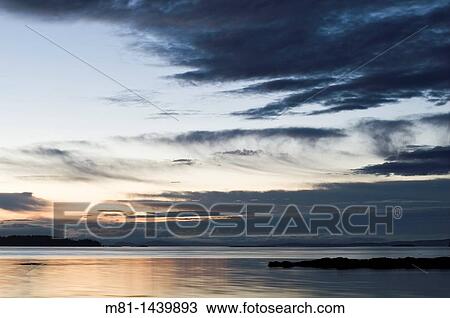View of sea and sky at dawn Sidney, Vancouver Island, British Columbia, Canada View Large Photo Image Stock Image - View of sea and sky at dawn Sidney, Vancouver Island, British Columbia, Canada. Fotosearch
