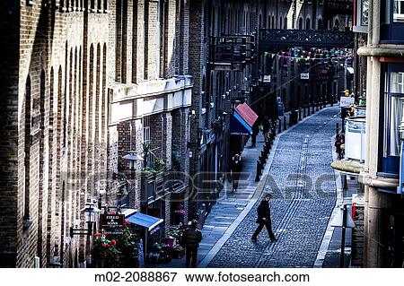 View of Shad Thames, Southbank, London. View Large Photo Image Stock Photo - View of Shad Thames, Southbank, London.. Fotosearch
