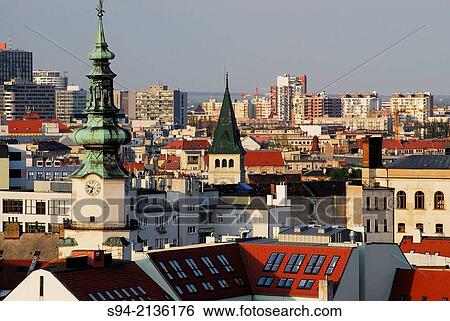 View of the city. Bratislava, Slovakia. View Large Photo Image Stock Photograph - View of the city. Bratislava, Slovakia.. Fotosearch