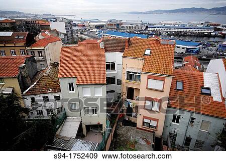 View of the city of Vigo, the Vigo ria and Cies islands, Pontevedra, Spain View Large Photo Image Stock Photo - View of the city of Vigo, the Vigo ria and Cies islands, Pontevedra, Spain. Fotosearch