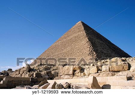 View of the Great Pyramid, Giza, Cairo, Egypt. View Large Photo Image Stock Image - View of the Great Pyramid, Giza, Cairo, Egypt.. Fotosearch