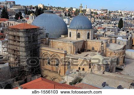 View of the Old city from Redemeer church bell tower, Jerusalem, Israel View Large Photo Image Stock Image - View of the Old city from Redemeer church bell tower, Jerusalem, Israel. Fotosearch