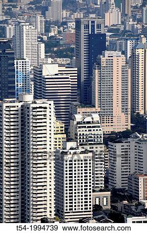 View of the skyscrapers of Bangkok View Large Photo Image Stock Photo - View of the skyscrapers of Bangkok. Fotosearch