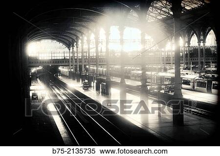 View of the train platforms of Liverpool Street station in London, England, UK, Europe. View Large Photo Image Stock Photography - View of the train platforms of Liverpool Street station in London, England, UK, Europe.. Fotosearch