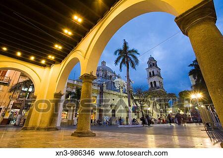 View of the Zocalo from the Town Hall, Veracruz, Mexico View Large Photo Image Stock Photograph - View of the Zocalo from the Town Hall, Veracruz, Mexico. Fotosearch