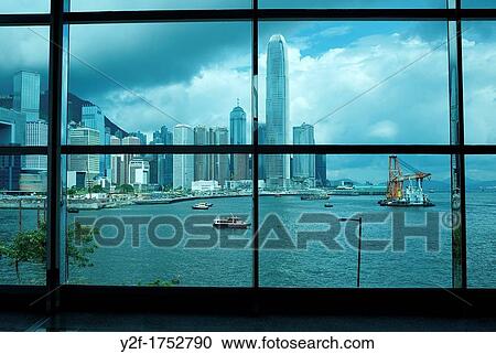 view of Victoria Harbour from the Hong Kong Convention and Exhibition Centre View Large Photo Image Stock Image - view of Victoria Harbour from the Hong Kong Convention and Exhibition Centre. Fotosearch