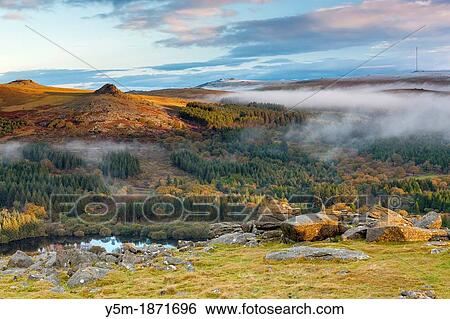 View over Burrator Reservoir towards Sharpitor and Leather Tor from Sheeps Tor in the Dartmoor National Park, Devon, England, UK, Europe View Large Photo Image Stock Photograph - View over Burrator Reservoir towards Sharpitor and Leather Tor from Sheeps Tor in the Dartmoor National Park, Devon, England, UK, Europe. Fotosearch