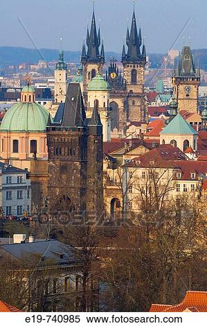 View over Charles Bridge & Old Town, Stare Mesto in late afternoon, Prague, Czech Republic View Large Photo Image Stock Photography - View over Charles Bridge & Old Town, Stare Mesto in late afternoon, Prague, Czech Republic. Fotosearch