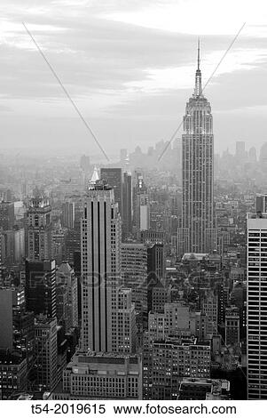 View over Manhattan from Rockefeller Center at Dusk View Large Photo Image Stock Photography - View over Manhattan from Rockefeller Center at Dusk. Fotosearch