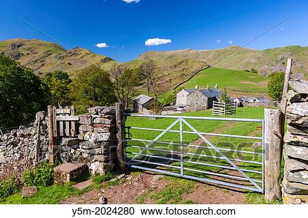 View over rural landscape, Martindale in the Lake District National Park, Cumbria, England, UK, Europe. View Large Photo Image Stock Image - View over rural landscape, Martindale in the Lake District National Park, Cumbria, England, UK, Europe.. Fotosearch