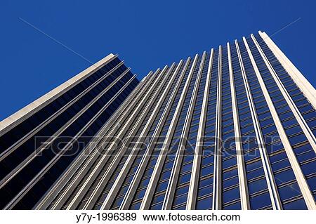 Stock Photo - View up Mayor Erastus Corning Tower in Albany, NY, USA.. Fotosearch
