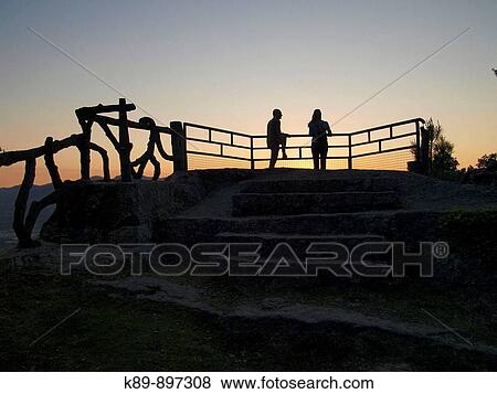 Stock Photo - Viewpoint. Pontevedra Province. Galicia. Spain. Fotosearch