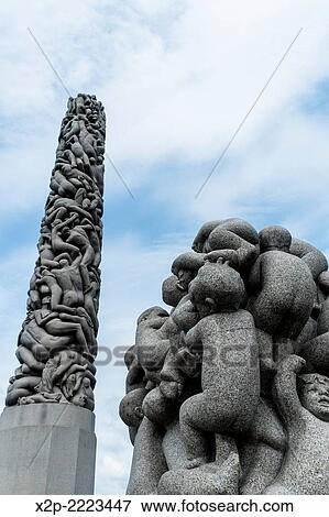 Vigeland Park, Oslo, Norway, Europe. View Large Photo Image Stock Photo - Vigeland Park, Oslo, Norway, Europe.. Fotosearch