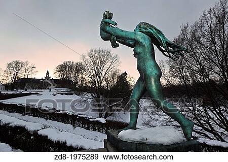 Stock Photo - vigeland park. oslo.. Fotosearch
