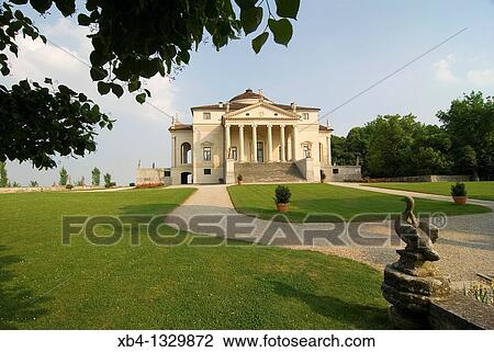 Stock Image - Villa Capra (aka La Rotonda) by Palladio, Vicenza, Veneto, Italy. Fotosearch