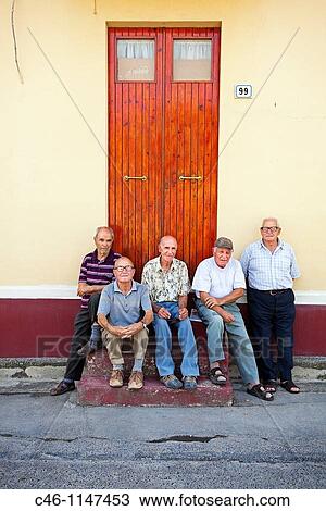 Stock Image - Village. La Marmilla Region. Sardinia. Italy.. Fotosearch