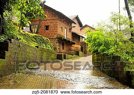 Village scene in konkan region, Goa India. View Large Photo Image Stock Image - Village scene in konkan region, Goa India.. Fotosearch
