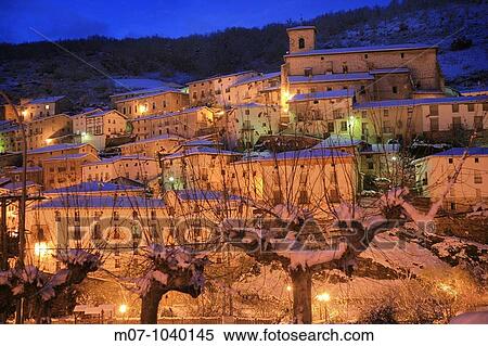 Villoslada village in Cebollera Natural Park, La Rioja, Rioja wine region, Slpain View Large Photo Image Stock Photography - Villoslada village in Cebollera Natural Park, La Rioja, Rioja wine region, Slpain. Fotosearch
