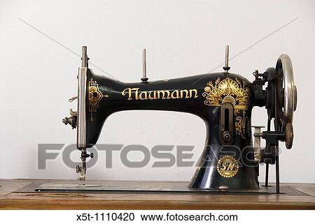 Stock Image - Vintage Sewing Machine. Fotosearch