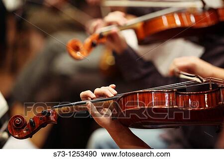 Stock Image - Violinist. Fotosearch