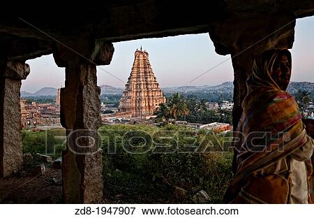 virupaksha temple in hampi. india. View Large Photo Image Stock Photo - virupaksha temple in hampi. india.. Fotosearch