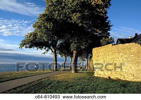 Visby and medieval defensive wall, Gotland island, Baltic Sea, Sweden View Large Photo Image Stock Image - Visby and medieval defensive wall, Gotland island, Baltic Sea, Sweden. Fotosearch