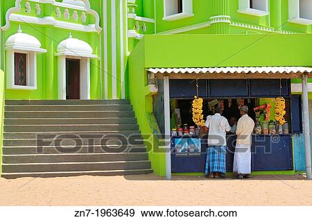 Vizhimjam mosque, Kovalam, Kerala, India. View Large Photo Image Stock Photo - Vizhimjam mosque, Kovalam, Kerala, India.. Fotosearch