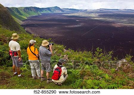 Volcan Chico, Sierra Negra shield volcano, Isabela Island, Galapagos Islands, Ecuador View Large Photo Image Stock Image - Volcan Chico, Sierra Negra shield volcano, Isabela Island, Galapagos Islands, Ecuador. Fotosearch