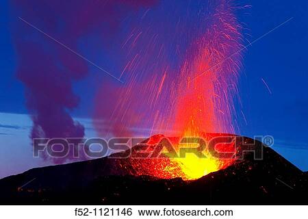 Volcanic eruption in Fimmvorduhals area, South of Iceland View Large Photo Image Stock Photograph - Volcanic eruption in Fimmvorduhals area, South of Iceland. Fotosearch