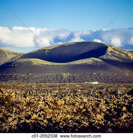 Volcano in Timanfaya National Park Lanzarote Canary Islands Spain. View Large Photo Image Stock Photo - Volcano in Timanfaya National Park Lanzarote Canary Islands Spain.. Fotosearch