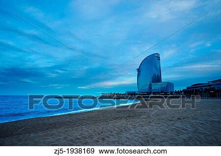 Stock Photo - W Hotels Barcelona, Spain. Fotosearch