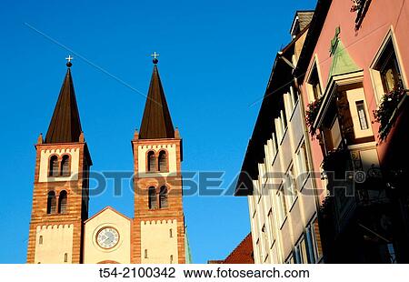 W? rzburg Cathedral View Large Photo Image Stock Image - W? rzburg Cathedral. Fotosearch