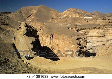 Stock Photo - Wadi Etek canyon, Negev, Israel, Middle East, Western Asia. Fotosearch