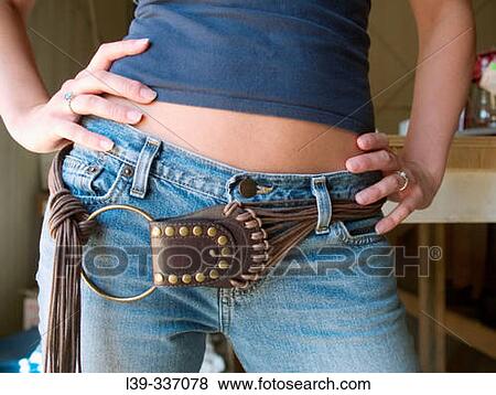Stock Photo - Waist shot of model. Fotosearch