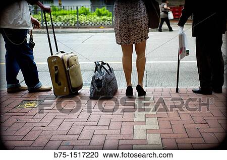 Waiting, bus stop. View Large Photo Image Stock Image - Waiting, bus stop.. Fotosearch
