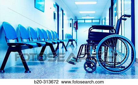 Stock Image - Waiting room of hospital. Fotosearch