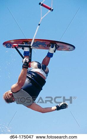 Wakeboarding, Columbia River. Washington. USA View Large Photo Image Stock Photo - Wakeboarding, Columbia River. Washington. USA. Fotosearch