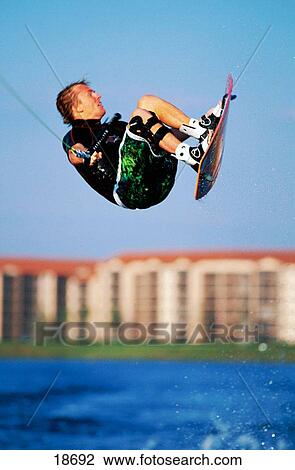 Stock Image - Wakeboarding. Orlando. Florida. USA. Fotosearch