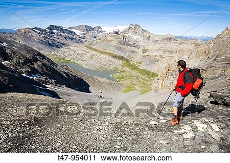 Walking Near Leukerbad, Wallis, Switzerland View Large Photo Image Stock Image - Walking Near Leukerbad, Wallis, Switzerland. Fotosearch