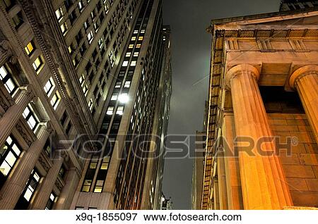 Wall Street, Financial District, Manhattan, New York City, USA View Large Photo Image Stock Photo - Wall Street, Financial District, Manhattan, New York City, USA. Fotosearch