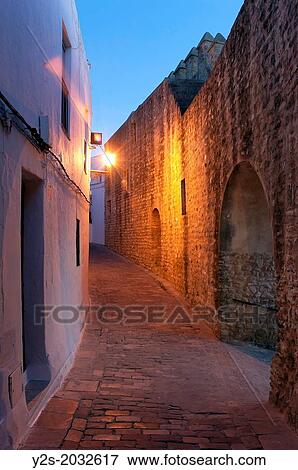 Walls and Alley of La Juderia, Vejer de la Frontera, Cadiz-province, Region of Andalusia, Spain, Europe. View Large Photo Image Stock Photo - Walls and Alley of La Juderia, Vejer de la Frontera, Cadiz-province, Region of Andalusia, Spain, Europe.. Fotosearch