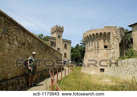 Walls, Colle Val d? Elsa, Siena, Tuscany, Italy View Large Photo Image Stock Image - Walls, Colle Val d? Elsa, Siena, Tuscany, Italy. Fotosearch