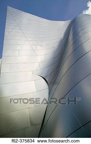 Picture - Walt Disney Concert Hall (1987-2003) by Frank Gehry. Los Angeles. USA. Fotosearch