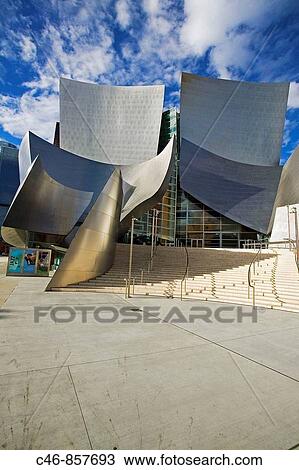 Walt Disney Concert Hall (2004) by architect Frank Gehry in downtown Los Angeles, California, USA View Large Photo Image Stock Image - Walt Disney Concert Hall (2004) by architect Frank Gehry in downtown Los Angeles, California, USA. Fotosearch