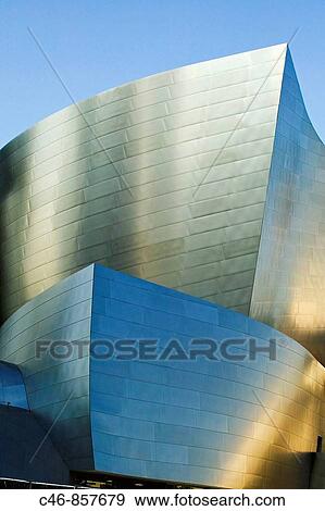 Walt Disney Concert Hall (2004) by architect Frank Gehry in downtown Los Angeles, California, USA View Large Photo Image Stock Photo - Walt Disney Concert Hall (2004) by architect Frank Gehry in downtown Los Angeles, California, USA. Fotosearch