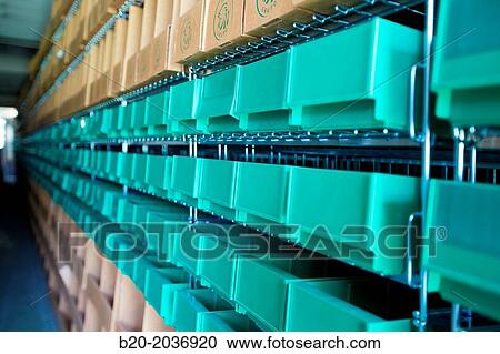 Stock Image - Warehouse distribution. Logistics. Gipuzkoa. Basque Country. Spain.. Fotosearch