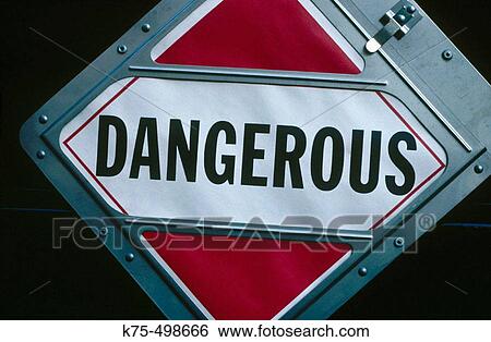 Stock Photograph - Warning sign. Fotosearch