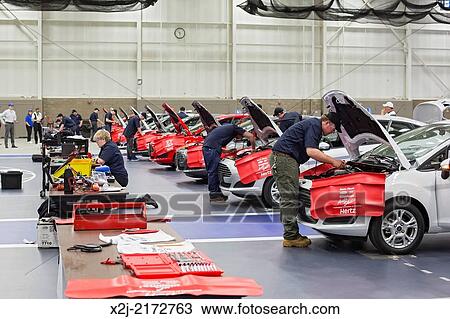 Warren, Michigan - High school students participate in an auto repair skills competition. Ten teams competed to find and repair intentionally installed problems in identical Ford Fiestas. The competition is sponsored by Ford and AAA. View Large Photo Image Stock Image - Warren, Michigan - High school students participate in an auto repair skills competition. Ten teams competed to find and repair intentionally installed problems in identical Ford Fiestas. The competition is sponsored by Ford and AAA.. Fotosearch