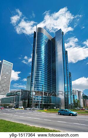 Warsaw, modern architecture, Poland, Europe View Large Photo Image Picture - Warsaw, modern architecture, Poland, Europe. Fotosearch